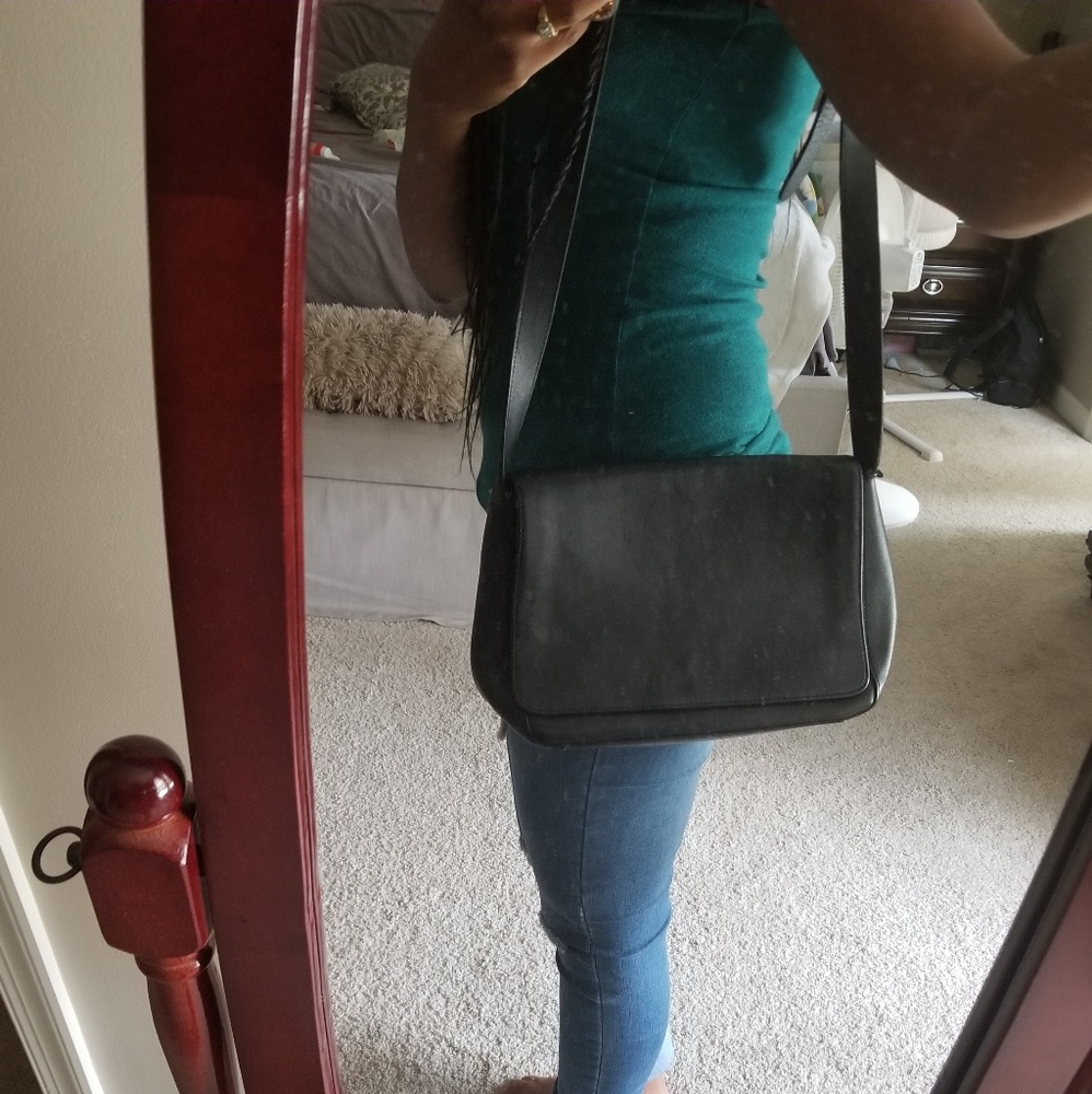St John's  Bay Black Satchel.